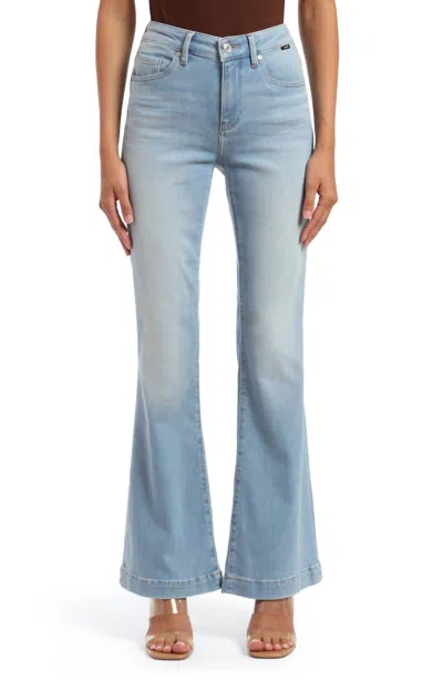 Mavi Sydney Flare Jeans In Bleach Feather Blue In Multi