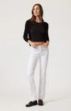 Mavi Vicky Bootcut In White Flex Blue In White