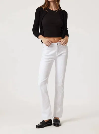 Mavi Vicky Bootcut In White Flex Blue