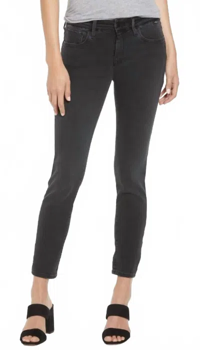 Mavi Women's Alexa Mid Rise Skinny Denim Jeans In Black