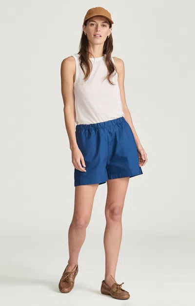 Mavi Woven Pull-on Shorts In Navy Peony In Blue