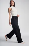Mavi Woven Straight Leg Pants In Black