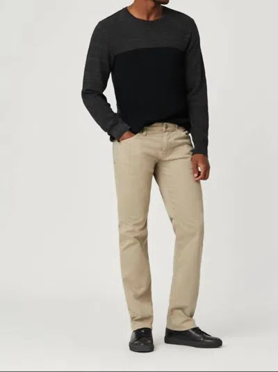 Mavi Zach Straight Jean In Beige Twill In Neutral