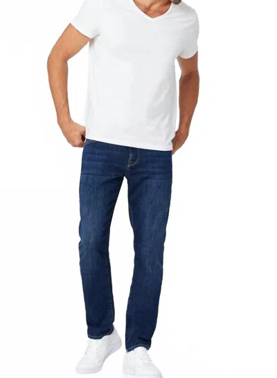 Mavi Zach Straight Leg Denim Jeans In Dark Feather Blue In Multi
