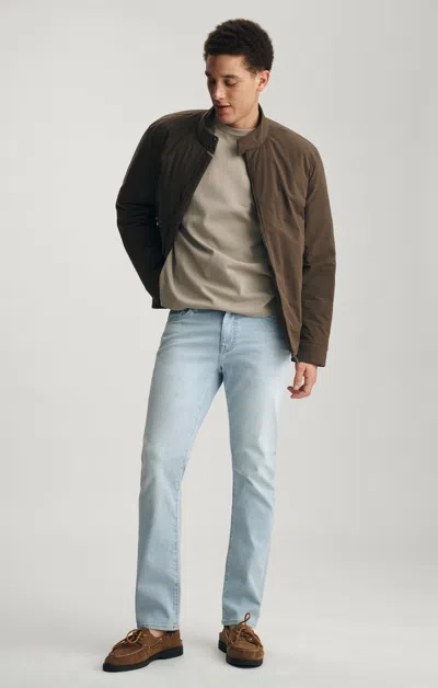 Mavi Zach Straight Leg In Bleached Organic Vintage In Blue