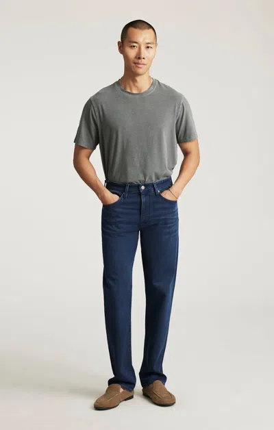 Mavi Zach Straight Leg In Dark Athletic In Blue