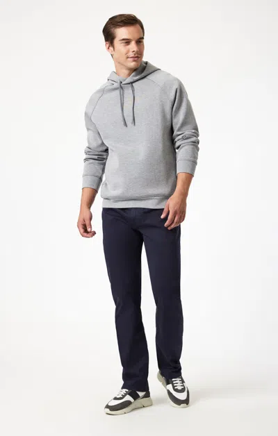 Mavi Zach Straight Leg In Dark Navy Casual Twill In Dark Blue