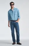 Mavi Zach Straight Leg In Deep  Classic Blue In Blue