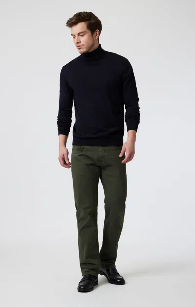 Mavi Zach Straight Leg In Ivy Twill In Green