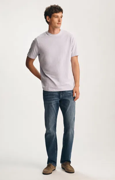 Mavi Zach Straight Leg In Mid  Brushed Classic Vintage In Blue