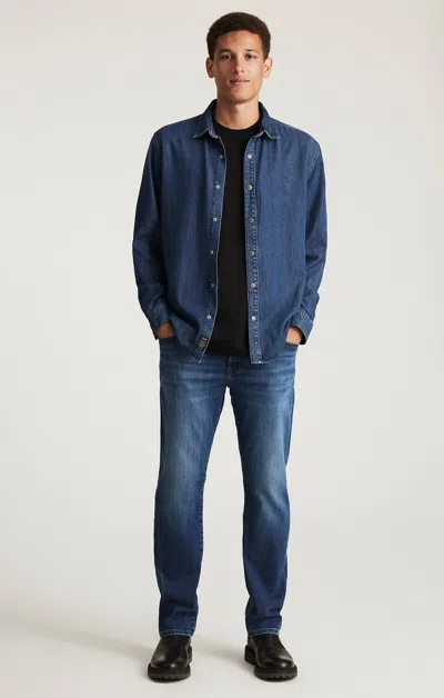 Mavi Zach Straight Leg In Night Sky Williamsburg In Blue