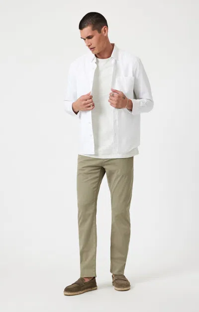 Mavi Zach Straight Leg In Reseda Casual Twill