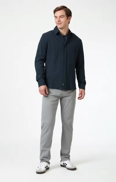 Mavi Zach Straight Leg In Ultimate Grey Casual Twill