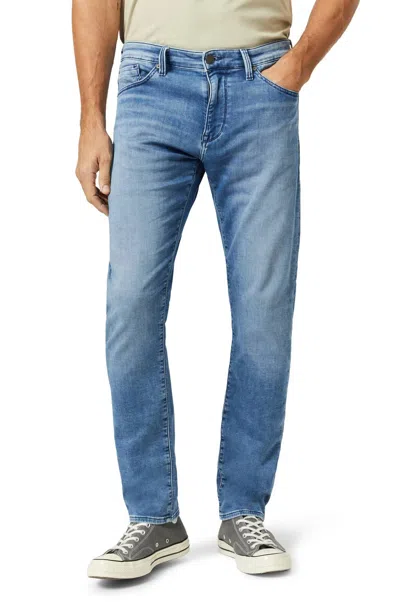 Mavi Zach Straight Leg Jeans In Athletic Mid Tonal In Blue