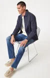 Mavi Zach Straight Leg Jeans In Medium Blue