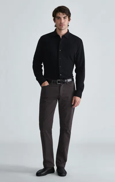 Mavi Zach Straight Leg Pants In Beetle Twill In Brown