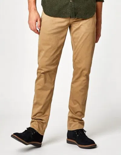 Mavi Zach Twill Jean In British Khaki In Multi