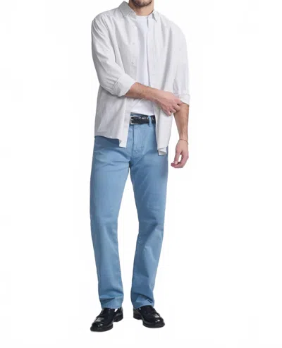 Mavi Zach Twill Straight Leg Pants In Riviera In Yellow