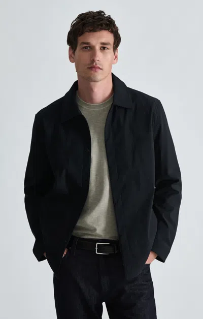 Mavi Zip Jacket In Anthracite In Black