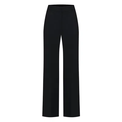 Mavlo Women's Black Tailored Boot Cut Pants