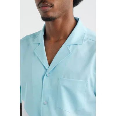 Mavrans '90s Wave Weekend Camp Shirt In Blue