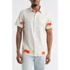 Mavrans Ciao Weekend Cucina Print Short Sleeve Performance Button-up Shirt