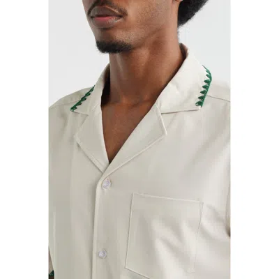 Mavrans Golf Ball Stitch Weekend Camp Shirt In Multi