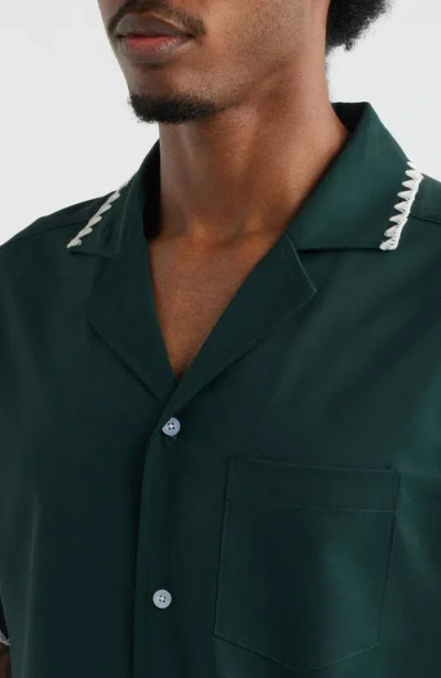 Mavrans Green Course Weekend Camp Shirt In Multi
