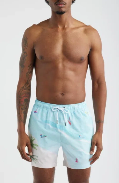 Mavrans Jet Ski Island Swim Trunks In Blue
