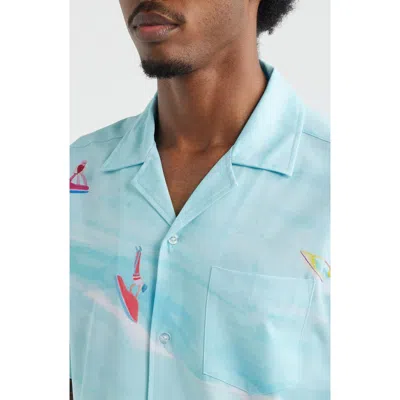 Mavrans Jet Ski Island Weekend Camp Shirt In Blue