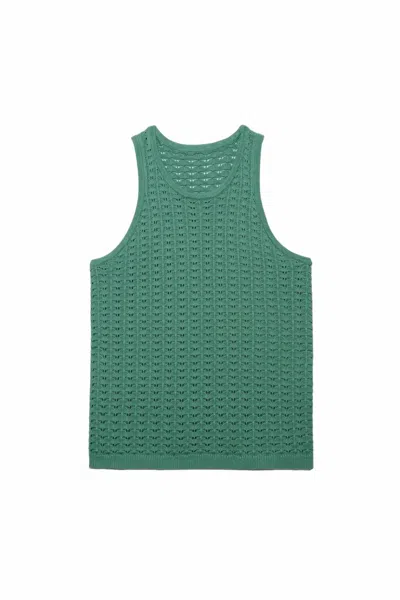 Mavrans Men's Salt Water Knit Tank In Green
