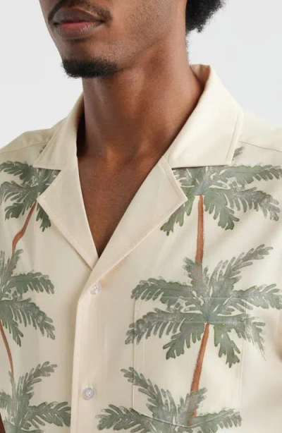 Mavrans Palm Row Weekend Camp Shirt In Multi