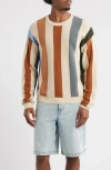 Mavrans Rayas Stripe Sweater In Gray