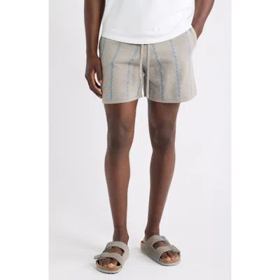 Mavrans Rode Stripe Shorts In Gray