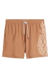 Shop Mavrans Sand Pineapple Waterproof Swim Trunks