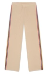 Mavrans Side Stripe Drawstring Sweater Pants In Beige