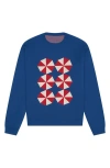 Shop Mavrans Umbrella Sweater In Blue