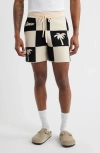 Mavrans Victory Lap Check Shorts In Neutral