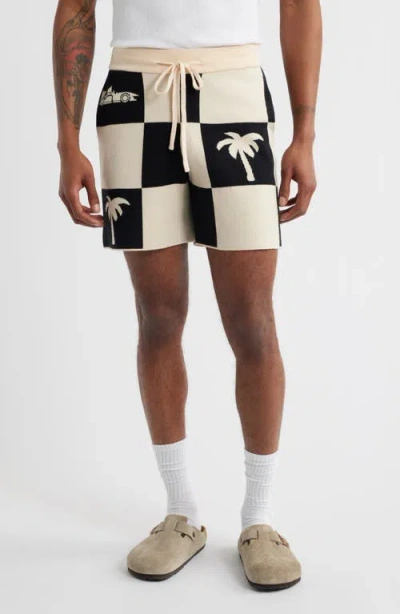 Mavrans Victory Lap Check Shorts In Neutral