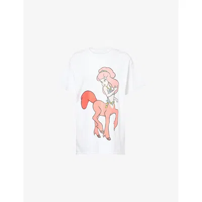 Max Allen Womens Harry Lambert For  X Disney Printed Cotton-jersey T-shirt Multi