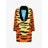 Max Allen Womens Harry Lambert For  X Disney Tigger Stripe Wool Coat Multi In Multi