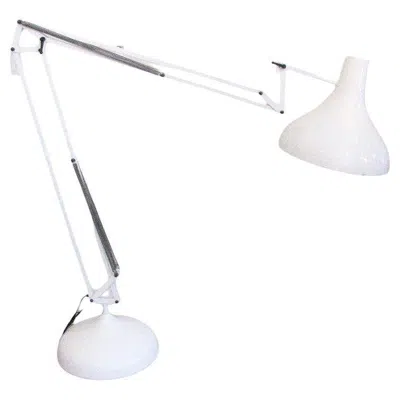 Pre-owned Max Alto 7ft Giant Mid-century Adjustable "max" Floor Desk Lamp By Max Inc. In Transparent