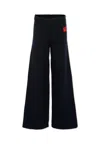 Max&amp;co. Blue Trousers For Girl With Logo In Blue