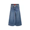 Max&amp;co. Denim Jeans For Girl With Logo In Denim