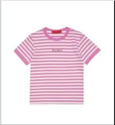 Max&amp;co. Kids' Fuchsia T-shirt For Girl With Logo In Pink