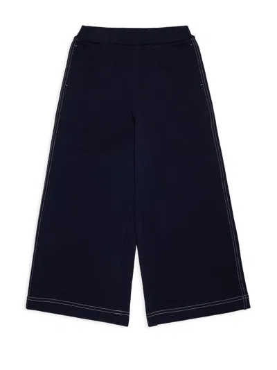 Max&amp;co. Kids' Logo Pants In Blue