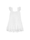 Max&amp;co. Abito In Pizzo A Fiori In White
