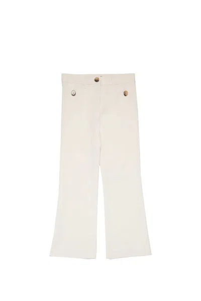 Max&amp;co. Kids' Stretch Viscose Blend Pants In White