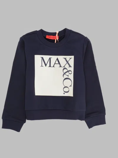 Max & Co . 100% Cotton Girls Sweatshirt In Black