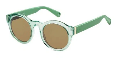 Max & Co 309/s P5u/5v Women's Sunglasses Blue Size 49